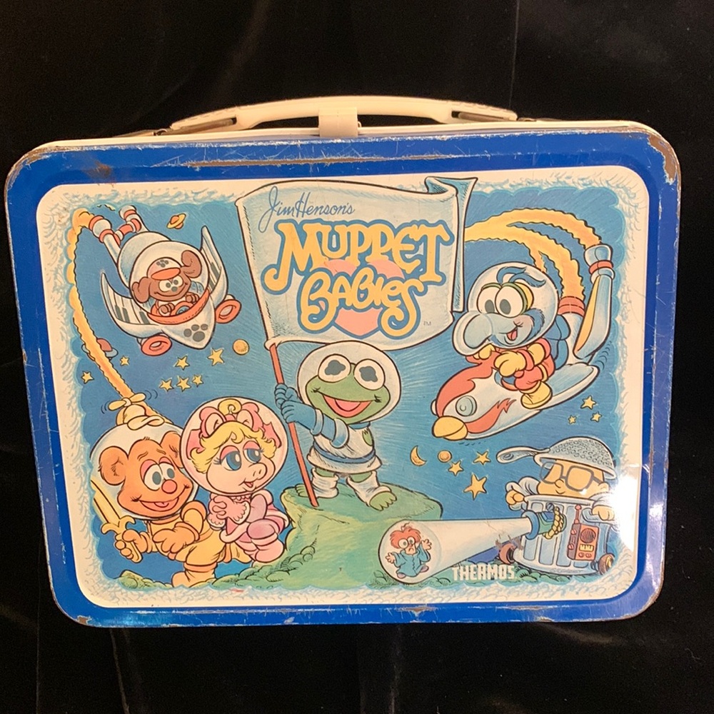 Vintage Muppet Babies Thermos Lunchbox